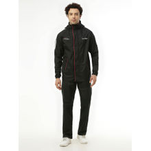 ZEEL Midnight Black & Red Raincoat with Pant (Set of 2)