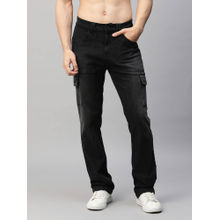 PRONK Mens Straight Fit Denim Cargos
