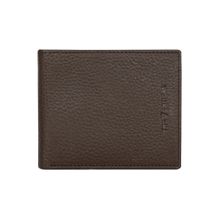 The Vertical Millenia Mens Leather Global Coin Wallet Textured Brown 8903496179842
