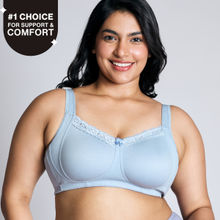 Nykd by Nykaa Everyday Pretty Lace Bra - Light Blue NYB190