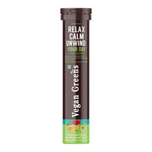Vegan Greens Relax Calm Unwind Your Day Effervescent Tablets - Watermelon
