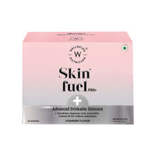Wellbeing Nutrition Skin Fuel Pro+ Glutathione, Skin Radiance, Dark Spots, Strawberry