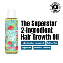 Hibiscus Monkey HM Love Scalp & Hair Oil with Fresh Hibiscus, 100% Natural for Regrowth