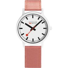 Mondaine Essence Hours Analog Dial Color White Men's Watch- MS1.41111.LP