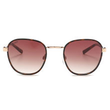 Scott Sunglasses Brown Lens Round Sunglass Demi Frame 100% UV Protection (2529 C1 Dakota 49)