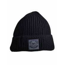 CAZZANO Unisex Winter Solid Black Beanie