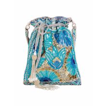Tarini Nirula Florentine Blue Potli Bag