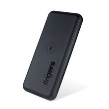 FINGERS Pro Wireless PD-QC Power Bank [10,000 mAh + Power Delivery (PD) + Dual USB Ports + Type-C)