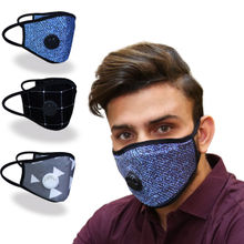 Dermawear DW Reusable Protective Face Masks - Pack of 3 (DW-0619D) - Multi-Color