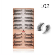 Bronson Professional Eyelash Set 3D False Long And Natural Eye Makeup No. L02