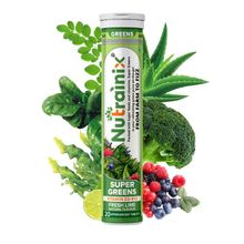 Nutrainix Super Greens Multivitamin Tablets - Fresh Lime Natural Flavour