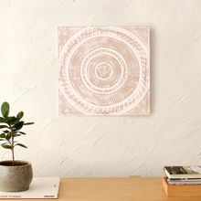 House This Seep Wood 1 Wall Art-White