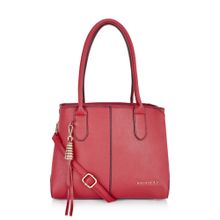 Pierre Cardin Bags Red Solid Satchel Handbag
