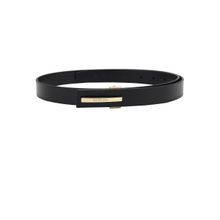 Da Milano Genuine Leather Black Women's Belt