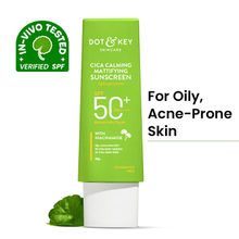Dot & Key Cica Calming Mattifying Sunscreen In-Vivo Tested SPF 50+ PA++++, With Niacinamide