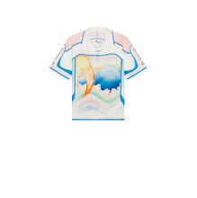 Casablanca Cuban Collar Short Sleeve Shirt