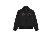 Etai LA 3D Print Bonsai Tree Fold Over Collar Bomber