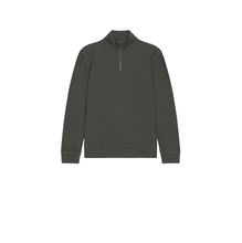 Faherty Textured Knit Quarter Zip Sweater