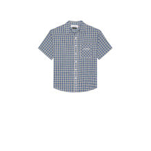 House of Sunny Grandad Check Button Down Shirt