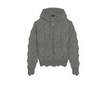 MADFRENZY Spiked Zip Up Hoodie