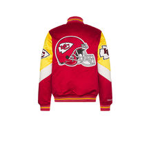 Mitchell & Ness NFL Chiefs Throw It Back Heavyweight Satin Jacket