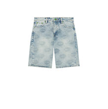 Memory Lane M Shield Debossed Pattern Shorts