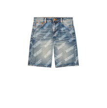 Memory Lane Repeat Core Logo Baggy Denim Shorts