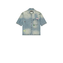 Nahmias Denim Bandaid Short Sleeve Shirt