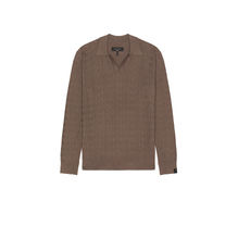 Rag & Bone Harvey Plaid Johnny Collar Polo