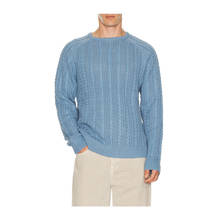 Rhythm Doheny Pointelle Crew Knit Sweater