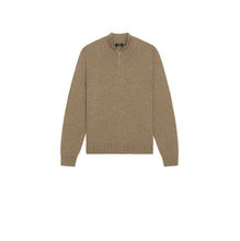 Theory Hilles Cashmere Quarter Zip Sweater