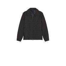 Vince Plaid Zip Jacket