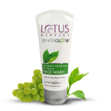Lotus Herbals WhiteGlow Active Skin Whitening + Oil Control Face Wash With GreenTea & Grape Extracts