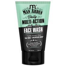 Man Arden Daily Multi-Action Anti Acne Face Wash Tea Tree + Salicylic Acid For Oily Skin
