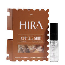 HIRA Off The Grid Mini Travel Size Eau De Parfum for Men (Fresh, Earthy, Citrus)