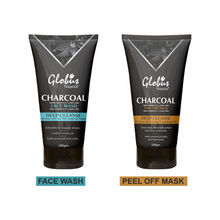 Globus Naturals Charcoal Detoxifying Combo Kit Face Wash & Peel Off Mask