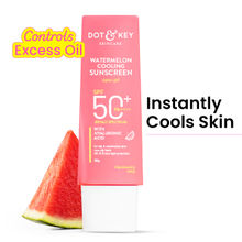 Dot & Key Watermelon & Hyaluronic Face Sunscreen SPF 50 PA+++ - 100% No White Cast & Waterlight