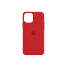 Treemoda Red Solid Silicone Apple iPhone 13 Back Case 6.1 (Inch)