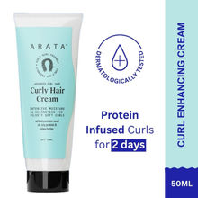 Arata Curly Hair Cream For Dry, Wavy, Curly Hair, Reduces Frizz, Moisturises, Hydrates & Defines Curls