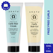Arata Advanced Curl Care Pro Styling Combo Curl Cream & Curl Gel Define and Hydrates Curls