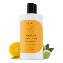 Arata Vitamin C Body Wash, Brightens, Evens Skin Tone & Fades Dark Spots