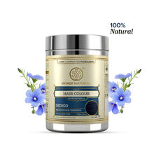 Khadi Natural Indigo Color for Natural Black Tint, Grey Coverage and Scalp Nourishment