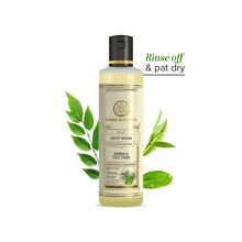 Khadi Natural Neem & Tea Tree Face Wash for Acne, Oil Control and Clear Skin
