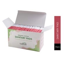 Fabpad Organic Cotton Sanitary Pads with Disposable Cover - Pack of 30(350 mm)