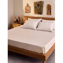 Unalome Chic Lines 200 Tc Fitted Bedsheet with Two Pillow Covers