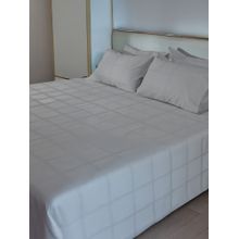 Unalome Gunmetal 300 Tc Single Fitted Bedsheet with Two Pillow Covers
