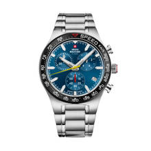 Swiss Military by Chrono Men Swiss Made Quartz Blue Dial Chronograph Watch (SM34115.02) (M)