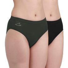 FREECULTR Womens Micro Modal Mid Rise Hipster with Medium Rear Coverage (Pack of 2)