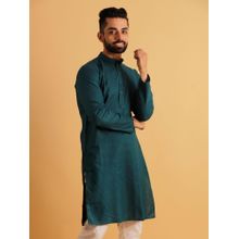 Lightpole Traditional Teal Ethnic Kurta for Men