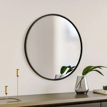 The Artment Orbit Minimal High Definition Round Mirror Black